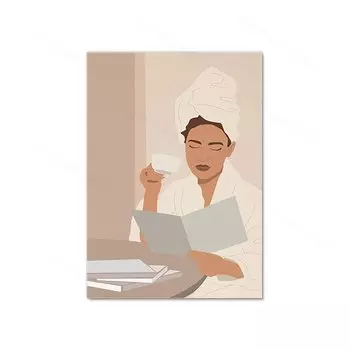 Картина на холсте jiyuexiangyun «Веселая жизнь»