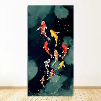 Картина на холсте Куадрос Кои DHRM