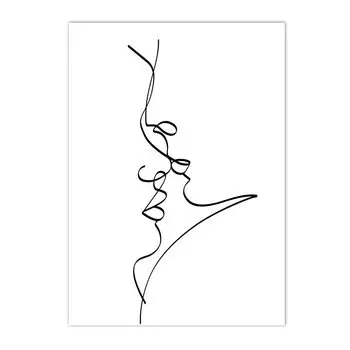 Картина на холсте «Поцелуй пары» ARDOR