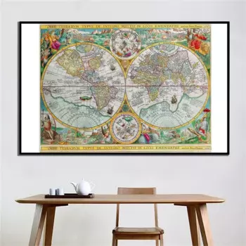 Картина на холсте в стиле ретро, 90 х60 см