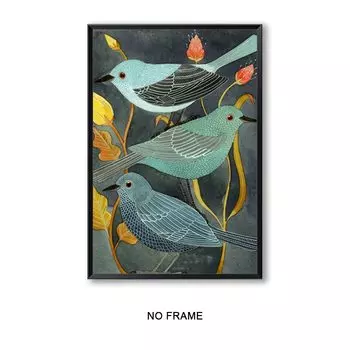 Картина на холсте ZYGALLOP Современная птицы