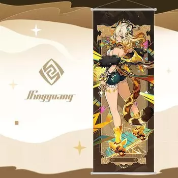 Картина Nahida Wanderer Raiden Shogun Genshin Impact на холсте