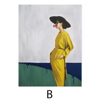 Картина "Женщина в желтом платье" Sure Life