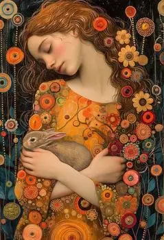 Картины на холсте "Красавица в искусстве"