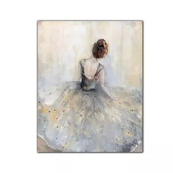 Картины на холсте "Танцующая девушка"