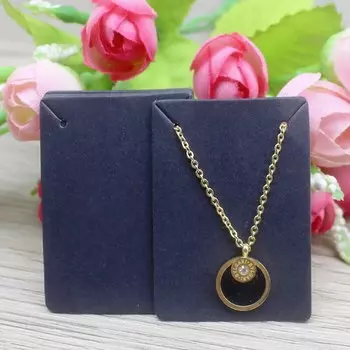 Карточки для сережек-гвоздиков ZerongE, 50 шт., 5х4 см