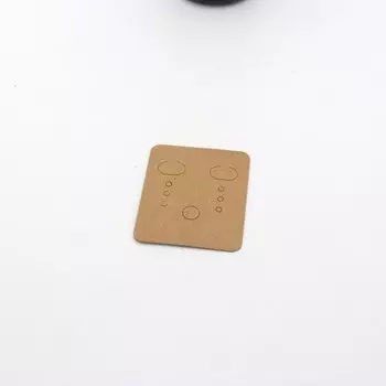 Карточки для сережек из крафт-бумаги GGWP