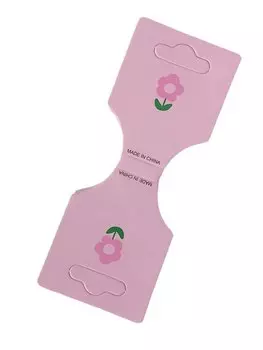 50 шт. милые цветочные упаковочные бумажные карточки, складные бирки для рукоделия, витринные карточки для головных уборов, ювелирные украшения, подвесные этикетки