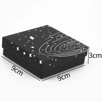 Картонная шкатулка для украшений TANANTA серебристого цвета