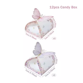 Картонные подарочные коробочки Wayfun розового цвета