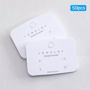 Картонные подставки для сережек HWetR