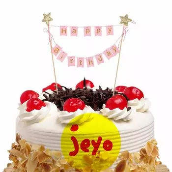 Картонный воздушный шар торт топпер Jeyomerry