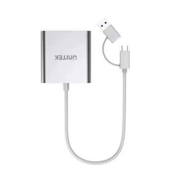 Картридер Unitek 3 в 1 с USB 3,0 на SD, MicroSD, CF, TF