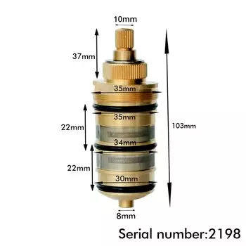 ity zamienny mosiny termostatyczny wkad prysznicowy Kontrola temperatury zaworu prysznicowego w azience Zapasowy zestaw naprawczy