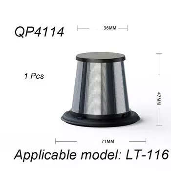 Картриджи для пылесоса LT 116, автомобильный аксессуар, крышка из нержавеющей стали, бытовая техника Haipa, фотофильтры для пылесоса, 1 шт.