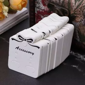 Карты для сережек JAVRICK, 100 шт.