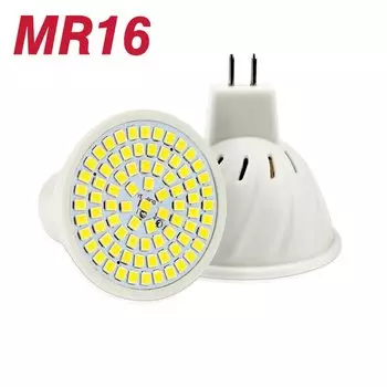 KARWEN Светодиодная лампа E27 E14 GU10 MR16 48/60/80 LED Warm/Cool White 220V