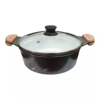 Кастрюля с керамическим покрытием и крышкой 24 см