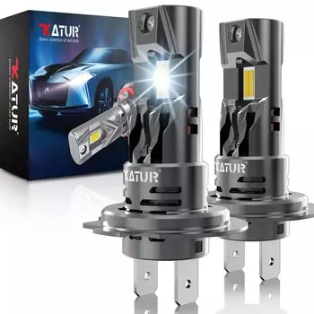 Katur 2 шт. H7 H4 H8 H11 цоколь светодиодные фары налобные фонари 20000LM светодиодные H1 H3 HB3 HB4 9005 9012 HIR2 автомобильные светодиодные фары лампы 6000K