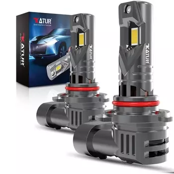Katur 2 шт. HB3 9005 светодиодная автомобильная лампа фары Canbus высокой мощности 6000K 20000Lm Drl диодная лампа дальнего света для Mazda 5 2005 ~ 2023