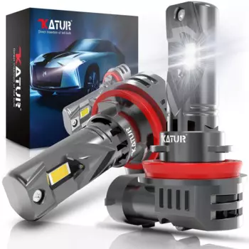 Katur 2x H8 H11 Светодиодные автомобильные фары Canbus H16 H9 Противотуманные фары Лампа 6000K Дальние ходовые огни Супер яркие для BMW E70 E92 F22 E81