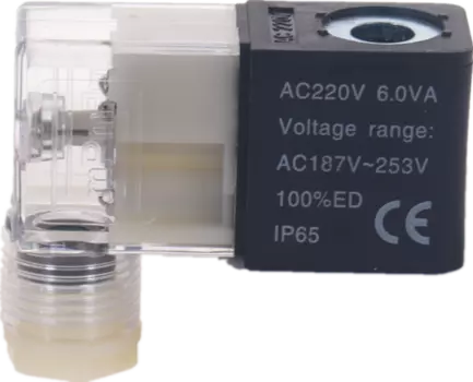 Катушка электромагнитного клапана FGHGF Solenoid Valve Coil черная