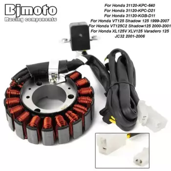 Катушка статора зажигания для мотоцикла Honda VT 125 125C2 125 V XLV VT125 VT125C2 Shadow XL125V XLV125 Varadero 125