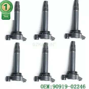 Катушка зажигания 6x 90080-19025 9008019025 90919-02246 9091902246 для TOYOTA CAMRY HARRIER KLUGER Sienna для LEXUS ES330 RX330