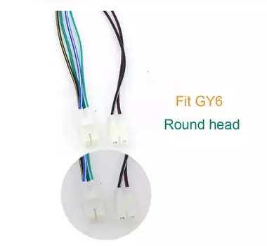 Катушка зажигания для мотоцикла CDI, электрический кабель, жгут проводов, штепсельная головка для GY6 50cc 125cc 150 ZJ125, запчасти для скутера, квадроцикла, мопеда