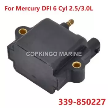 Катушка зажигания лодки для Mercury Mariner подвесной DFI 6 Cyl 2,5/339 L 850227-