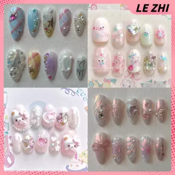 MINISO Пресс-наклейки на ногти Hello Kitty