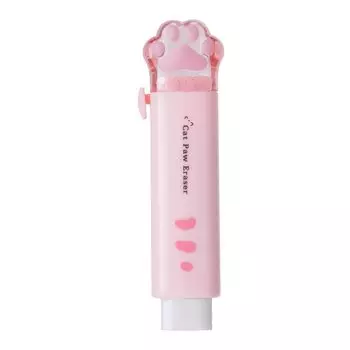 Kawaii Cat Claw Выдвижной Ластик