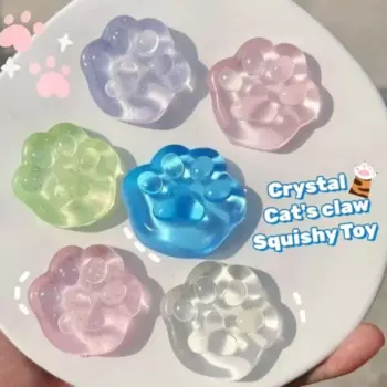 Kawaii кошачья лапа липкая игрушка для сжатия мягкая реалистичная желейная блестящая кошачий коготь игрушки для снятия стресса для детей и взрослых уникальные подарки