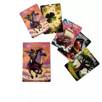 Kawaii Lenormand, настольная игра с картами с изображением ораклов, Высококачественная колода Таро с инструкцией в формате PDF