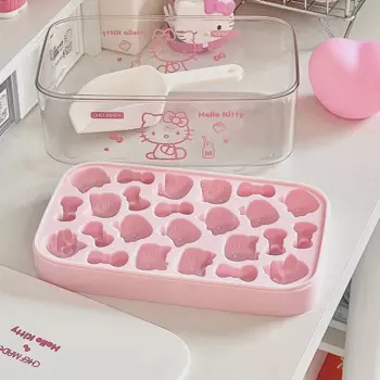 MINISO Розовый силиконовый пресс для льда Hello Kitty