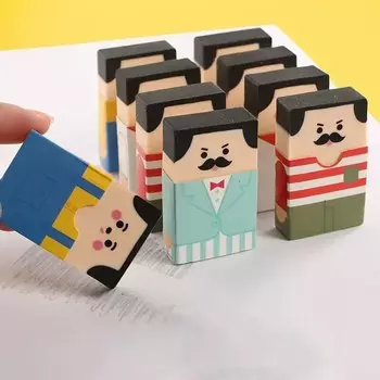 Kawaii Старик Резиновый Ластик