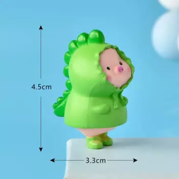 Миниатюрная фигурка свиньи из полимера Kawaii