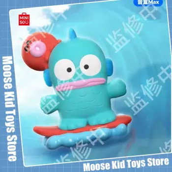 Кавайная музыкальная шкатулка Sanrio Hangyodon, уродливая рыба, серия водного серфинга, музыкальная шкатулка, игрушки, Аниме фигурки Hangyodon, музыкальная шкатулка, украшения для детей