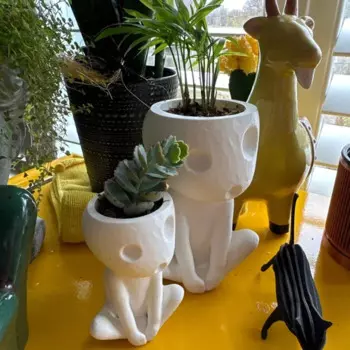 Кавайные деревья, эльфы, горшок, Kodama, горшок для садоводства, маленький держатель для растений, цветочные горшки для комнатных растений