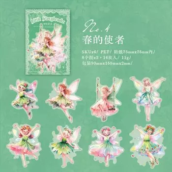 Кавайные наклейки Alideco 16 шт.