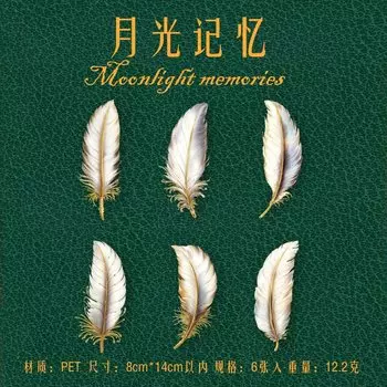 Кавайные наклейки Alideco «Крылья времени»