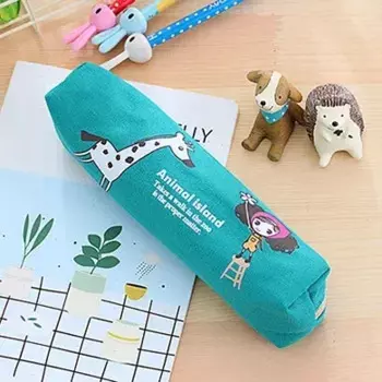 Кавайный холщовый пенал Effomeet для детей