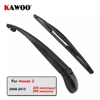 KAWOO авто щетка заднего стеклоочистителя автомобиля резиновая Задняя щетка стеклоочистителя для Mazda 2 355 мм Хэтчбек 2008 2009 2010 2011 2012 2013 2014 2015