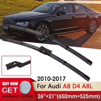 Дворники передние для Audi A8 D4 A8L 2010-2017, 26 + 21 дюйм