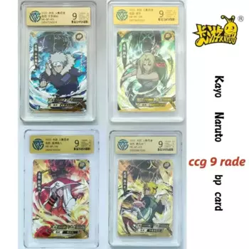 Kayou Naruto Молодежная подарочная коробка BP014 Tsunade BP015 Minato Namikaze CCG9 Grade Card Аниме КоллекцияFans Подарочные игрушки для мальчиков