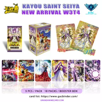 KAYOU New Saint Seiya Vol.3 Карты Saint Seiya Ткань Пробуждение Редкие SE BP Коллекционные карты аниме Mistery Box Настольная игра Игрушка