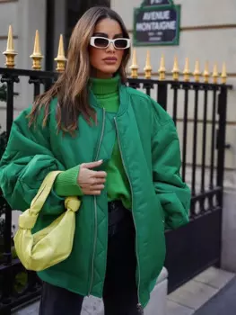 KBAT 2023 зимняя теплая Женская бейсбольная форма куртки крутой стильный большой размер базовое пальто Женская куртка-бомбер женская одежда