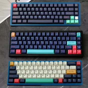 KBCaps 129 клавиш PBT Материал GMK мегаполис краска Сублимация Вишневый профиль колпачок для MX Переключатель игровая механическая клавиатура