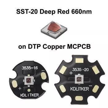 KDLITKER SST-20-DR-660nm темный красный светодиод
