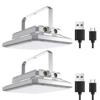 KDULIT портативный аккумуляторный прожектор KXK-686 серебристый